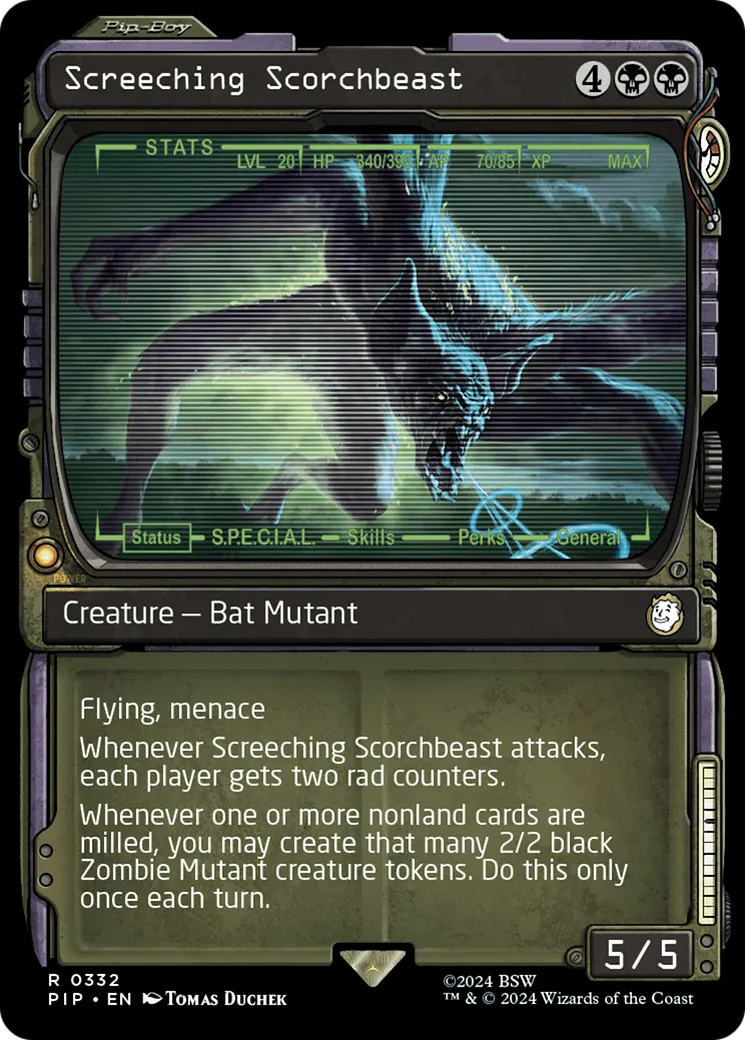 Sulfurie stridente — Fallout — Magic: The Gathering