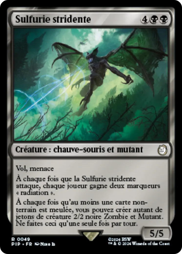 Sulfurie stridente — Fallout — Magic: The Gathering