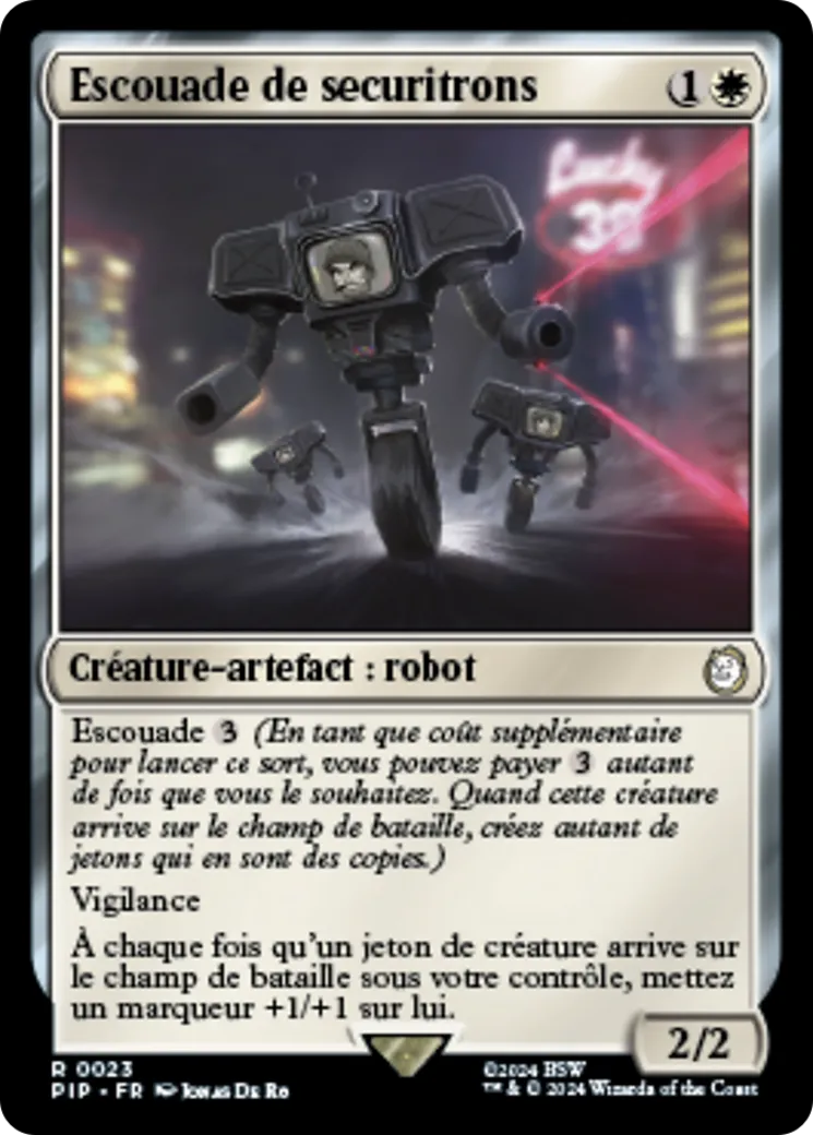 Escouade de securitrons — Fallout — Magic: The Gathering
