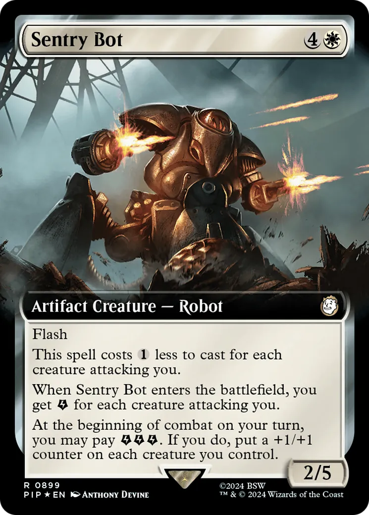 Robot sentinelle — Fallout — Magic: The Gathering