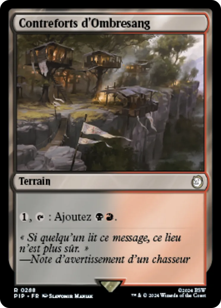 Contreforts d'Ombresang — Fallout — Magic: The Gathering