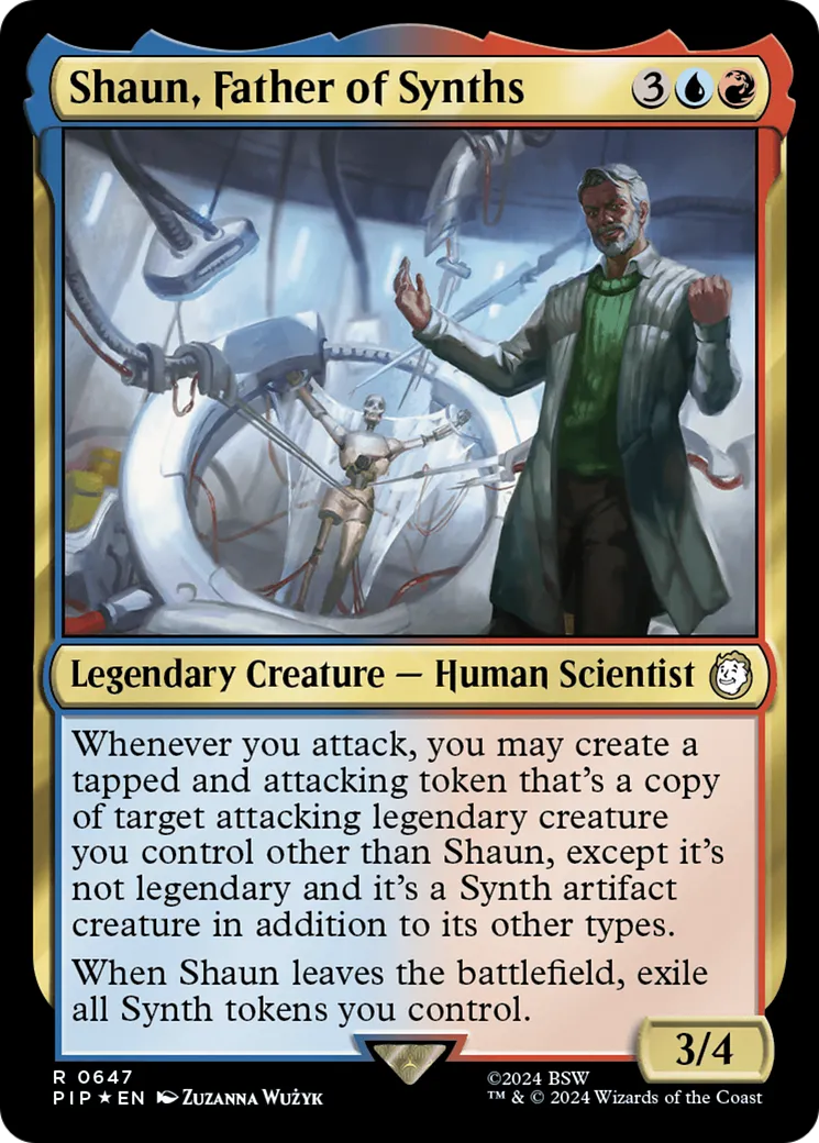 Shaun, Father of Synths — Fallout — Magic: The Gathering
