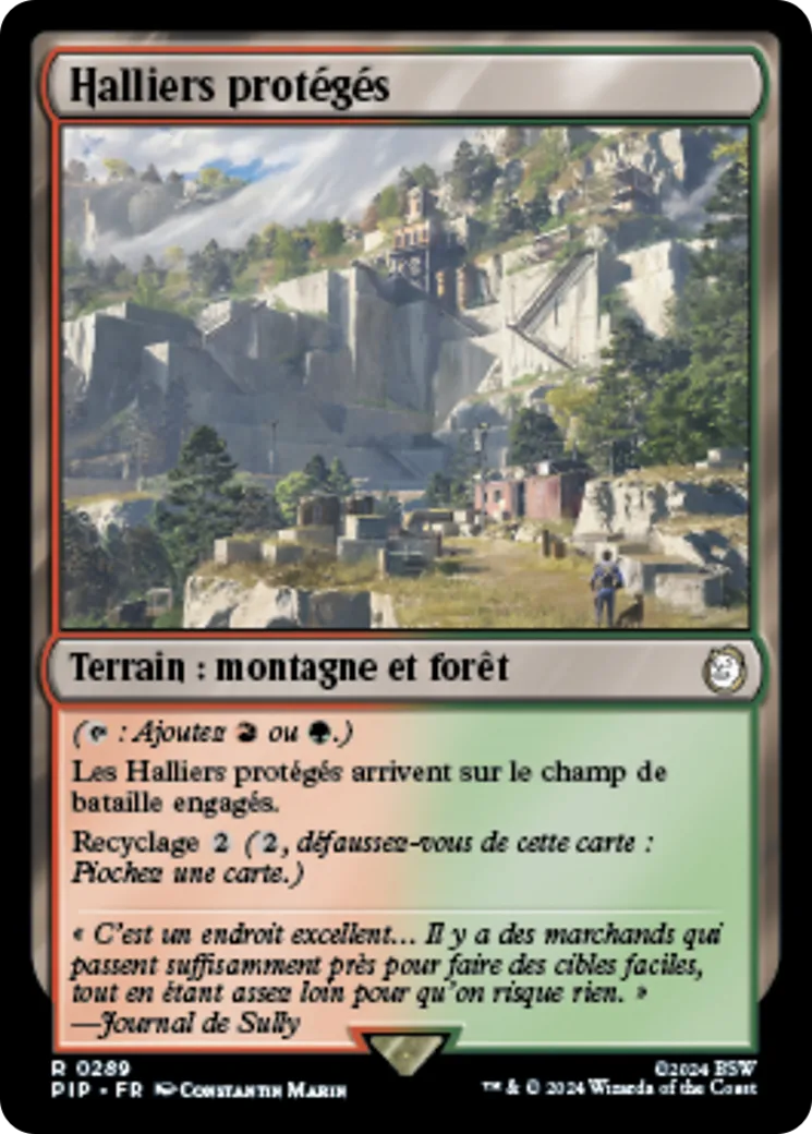 Halliers protégés — Fallout — Magic: The Gathering