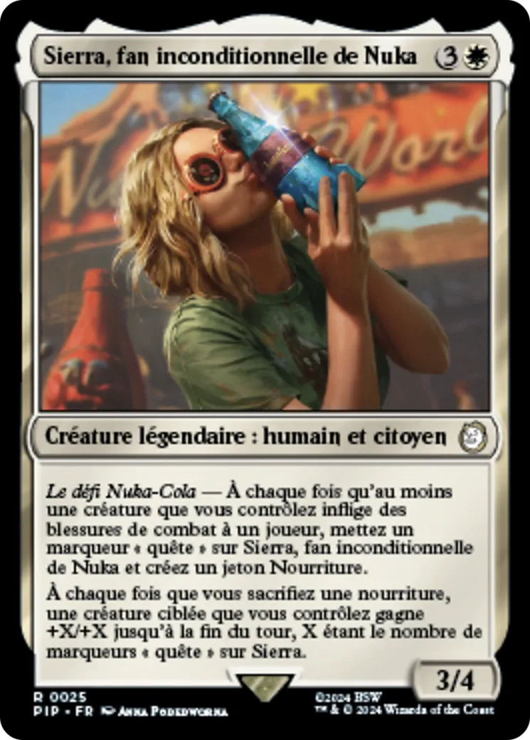 Sierra, fan inconditionnelle de Nuka — Fallout — Magic: The Gathering