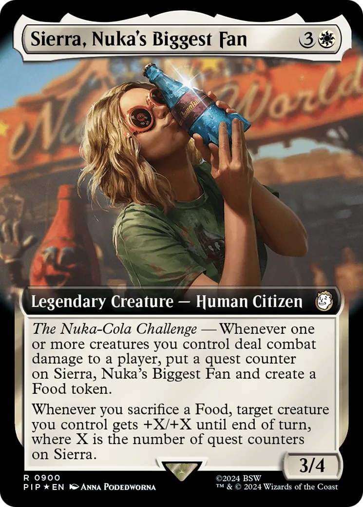 Sierra, fan inconditionnelle de Nuka — Fallout — Magic: The Gathering