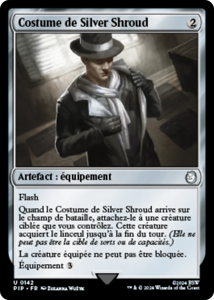 Costume de Silver Shroud — Fallout — Magic: The Gathering