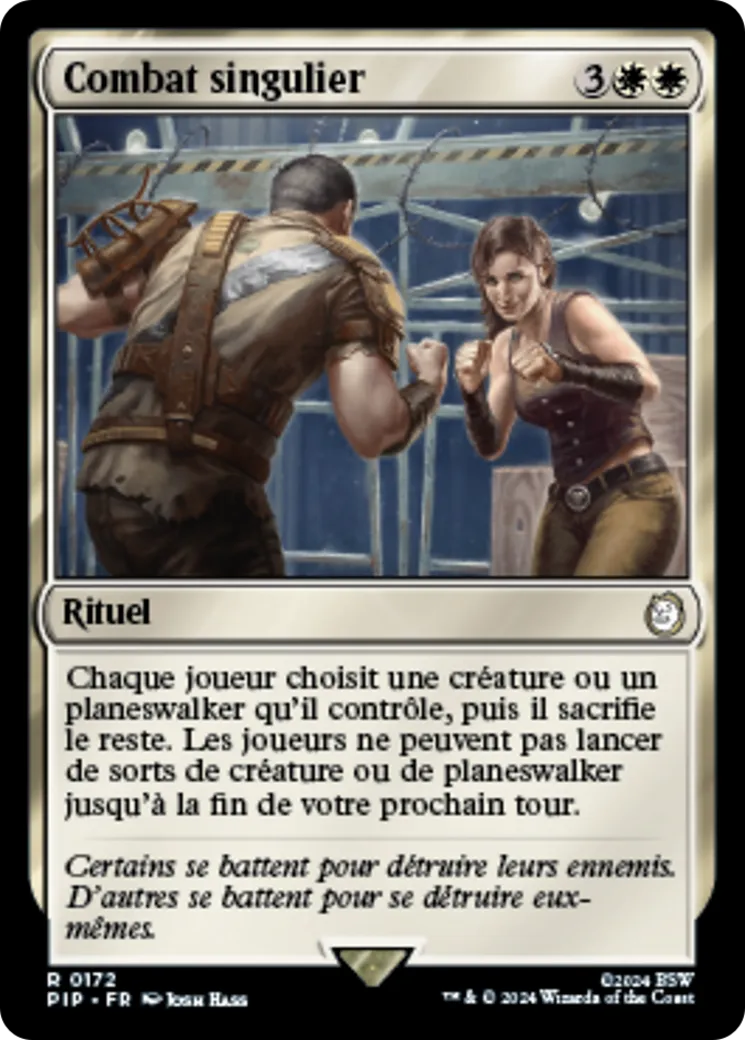 Combat singulier — Fallout — Magic: The Gathering