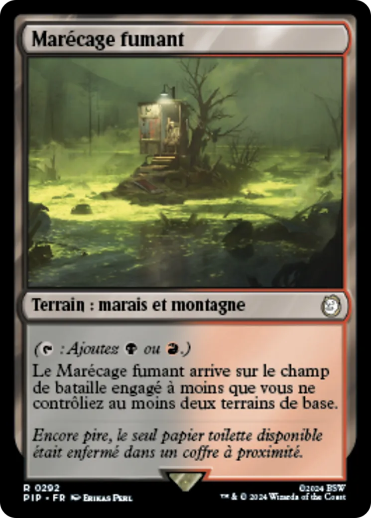 Marécage fumant — Fallout — Magic: The Gathering