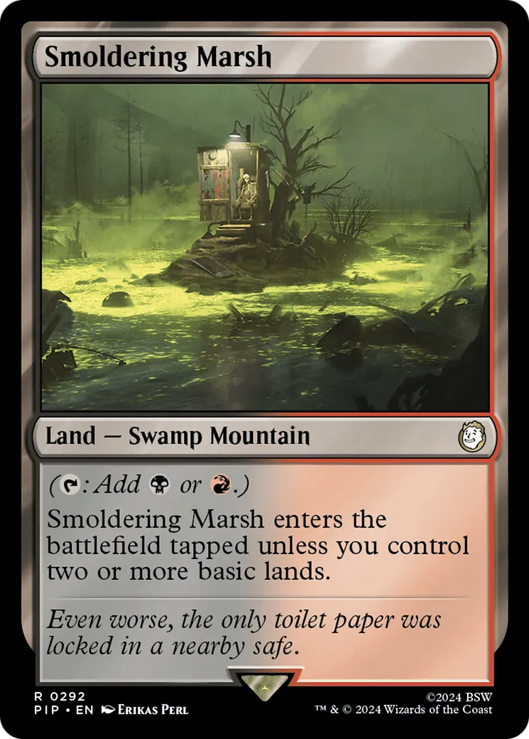 Smoldering Marsh from Fallout - Magic: The Gathering