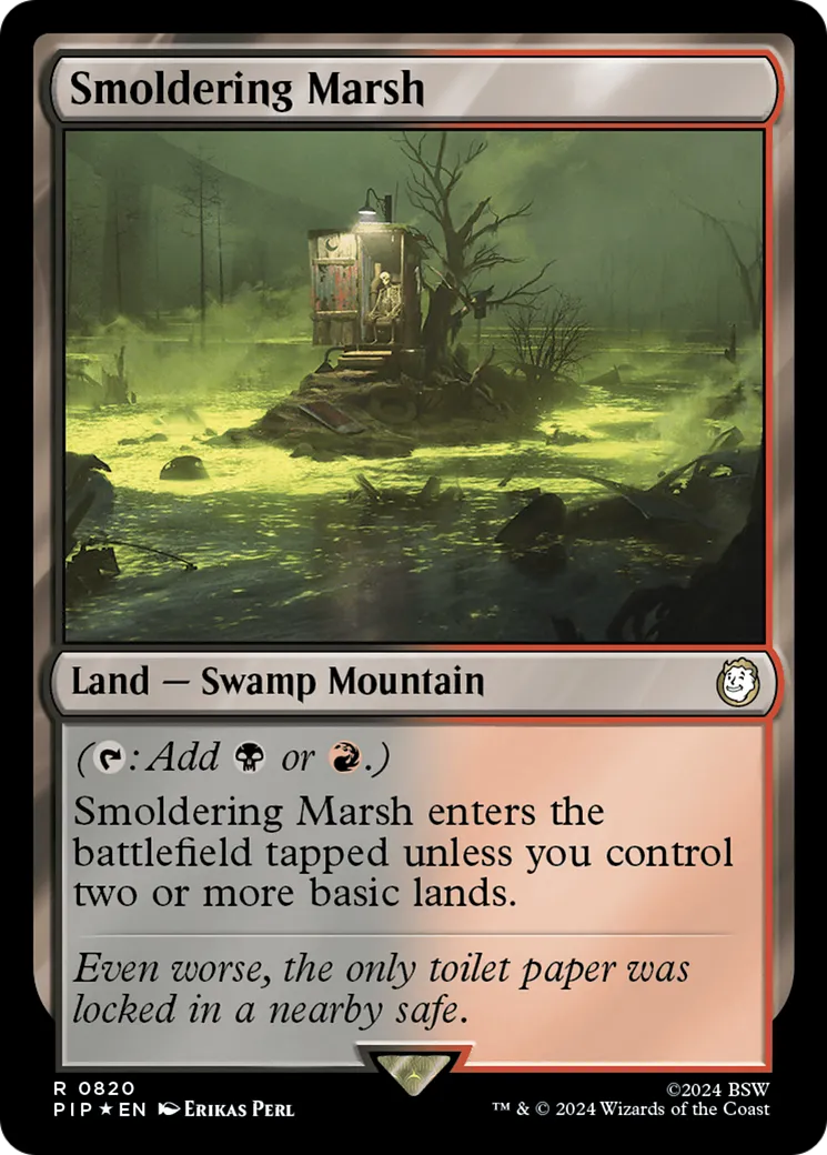 Smoldering Marsh — Fallout — Magic: The Gathering