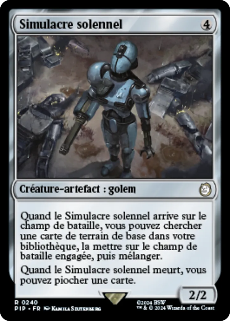 Simulacre solennel — Fallout — Magic: The Gathering