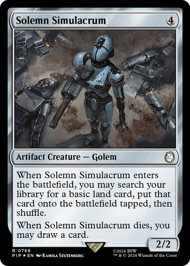 Simulacre solennel — Fallout — Magic: The Gathering