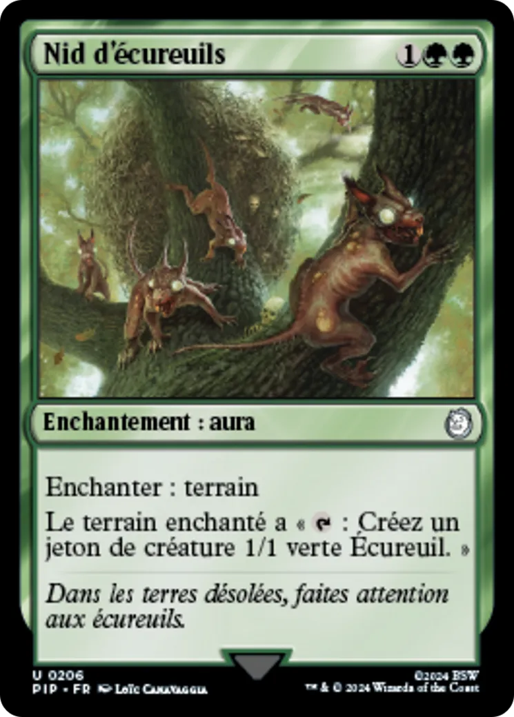 Nid d'écureuils from Fallout - Magic: The Gathering
