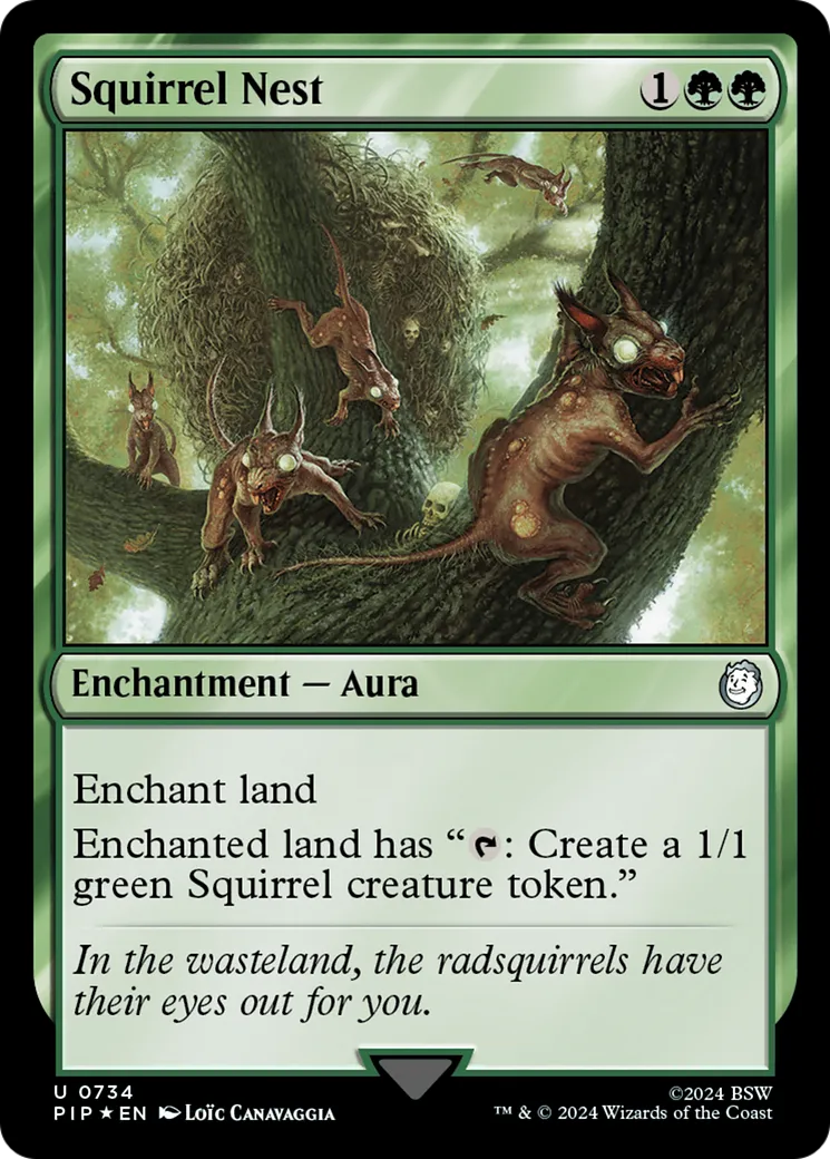 Nid d'écureuils — Fallout — Magic: The Gathering