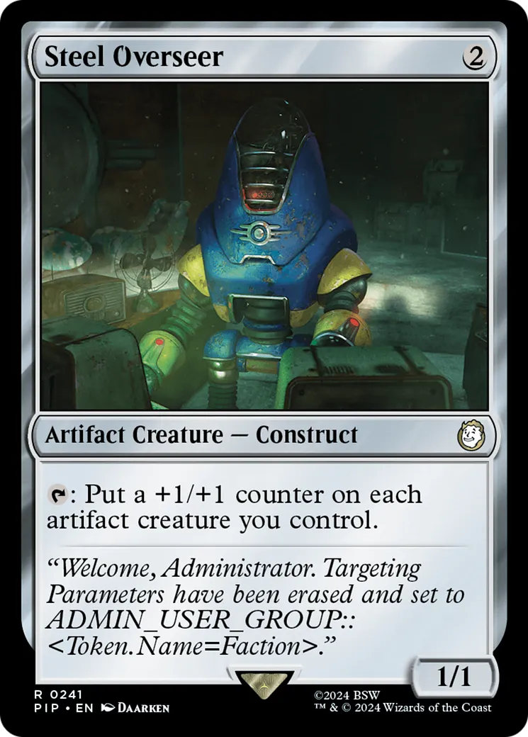 Steel Overseer — Fallout — Magic: The Gathering