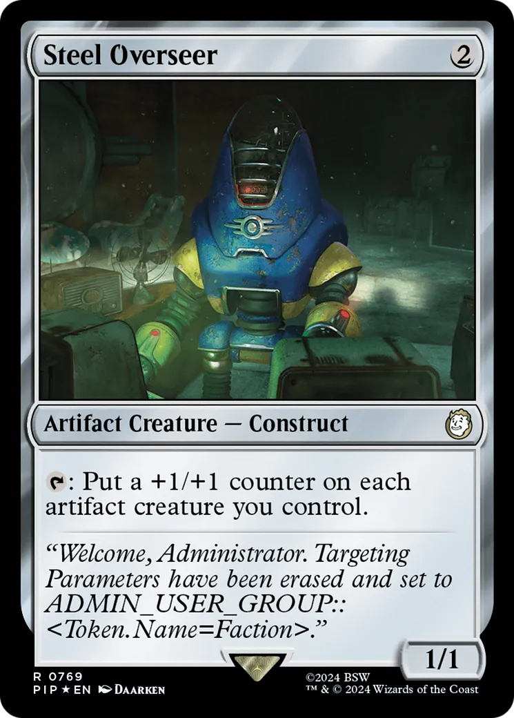 Brigadier d'acier — Fallout — Magic: The Gathering