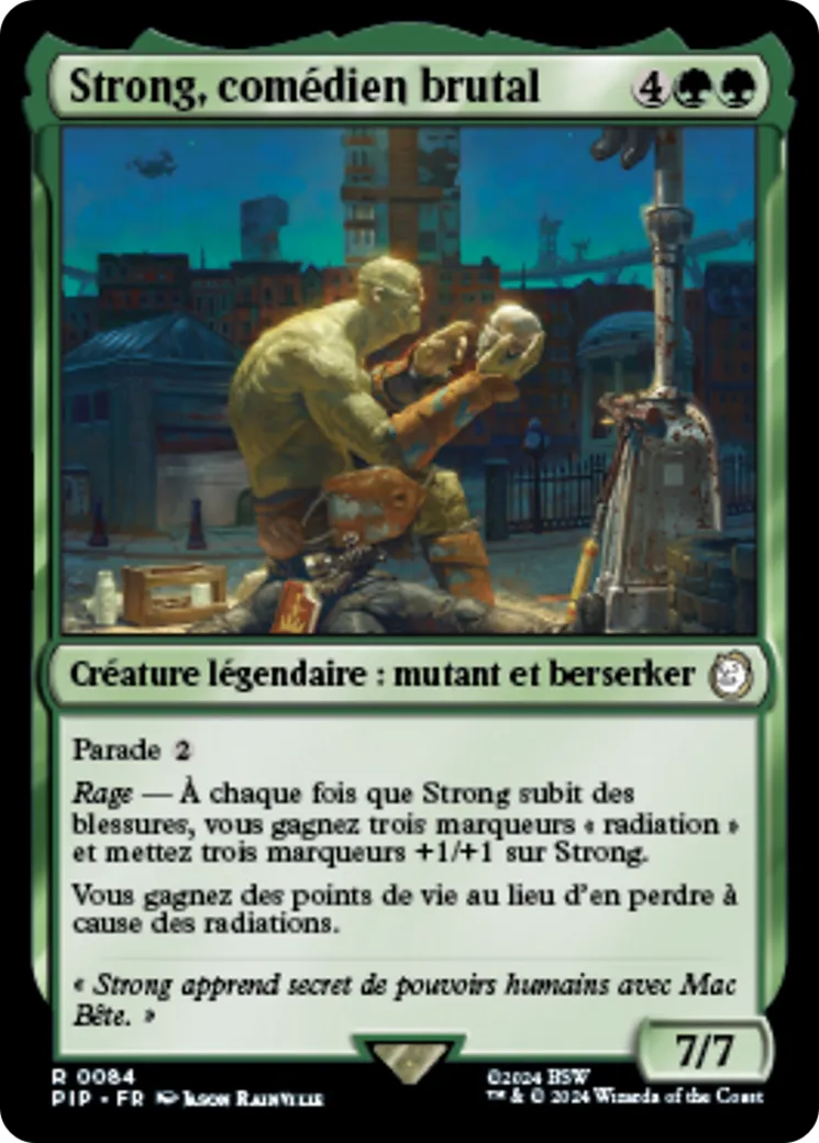 Strong, comédien brutal — Fallout — Magic: The Gathering