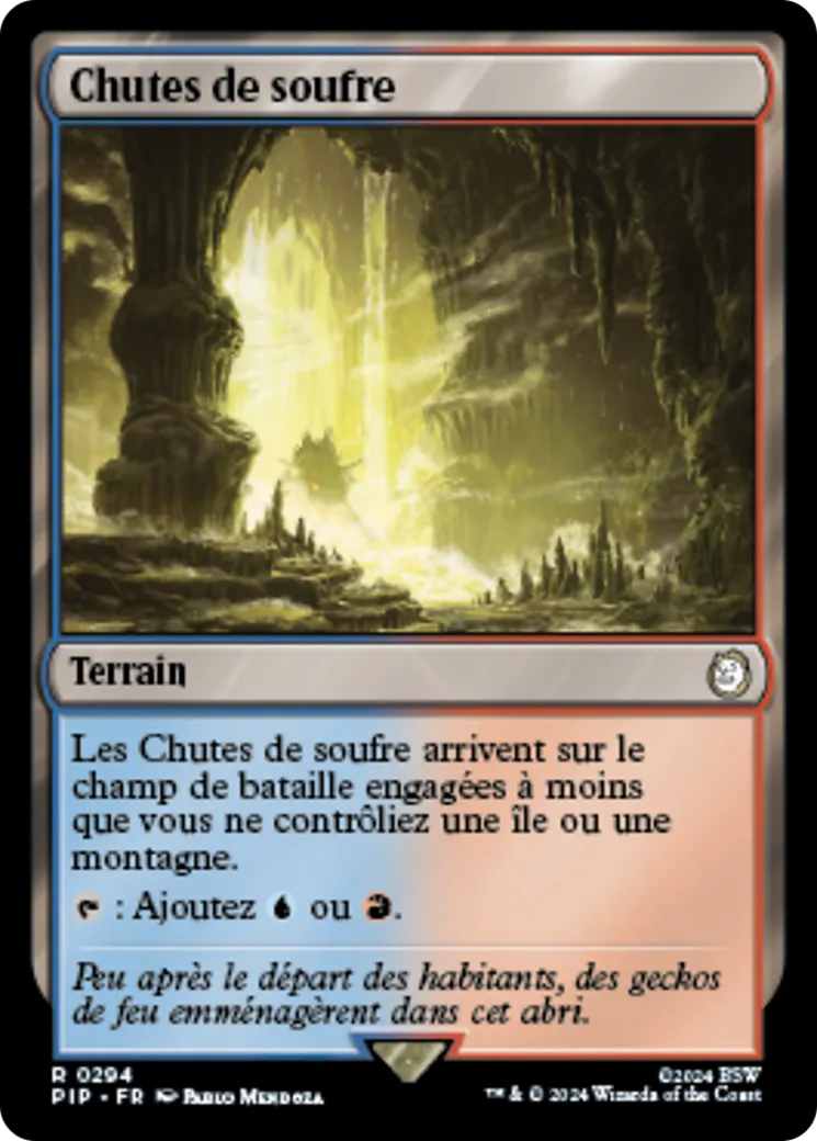 Chutes de soufre — Fallout — Magic: The Gathering
