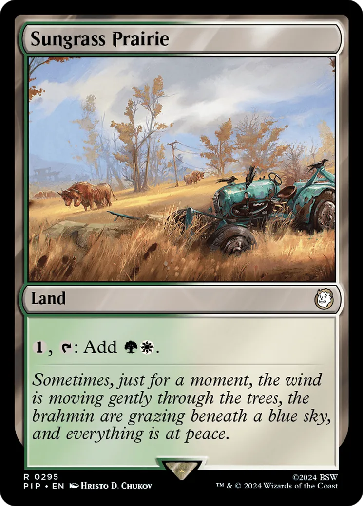 Sungrass Prairie — Fallout — Magic: The Gathering