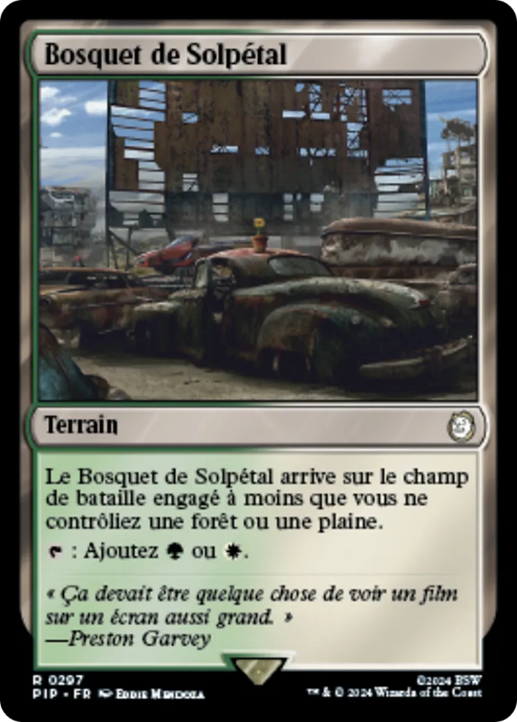 Bosquet de Solpétal — Fallout — Magic: The Gathering