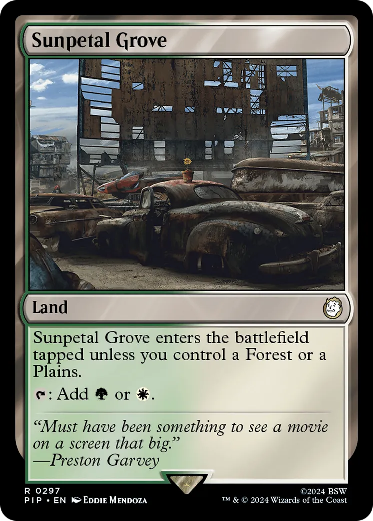 Sunpetal Grove — Fallout — Magic: The Gathering