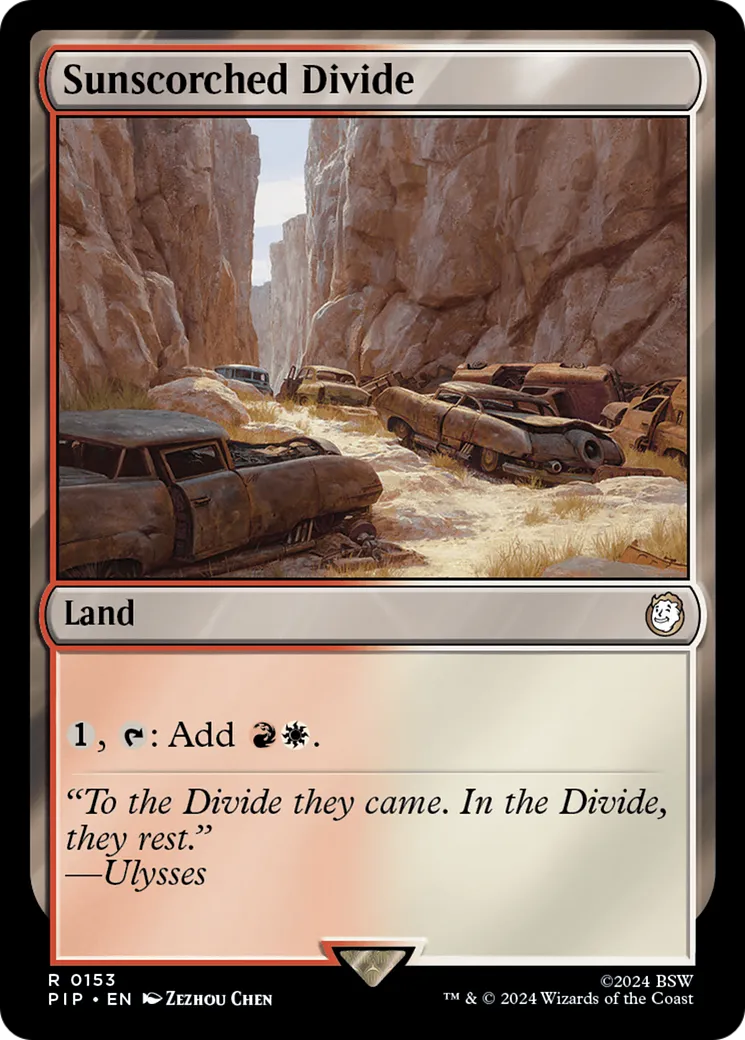 Sunscorched Divide — Fallout — Magic: The Gathering