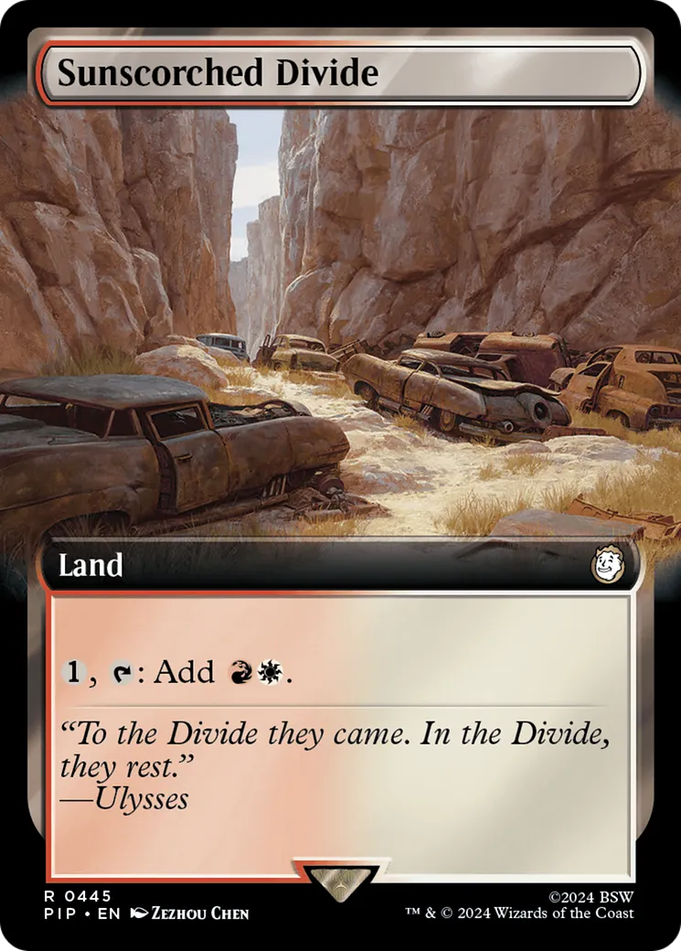 Ligne de Partage brûlée par le soleil — Fallout — Magic: The Gathering