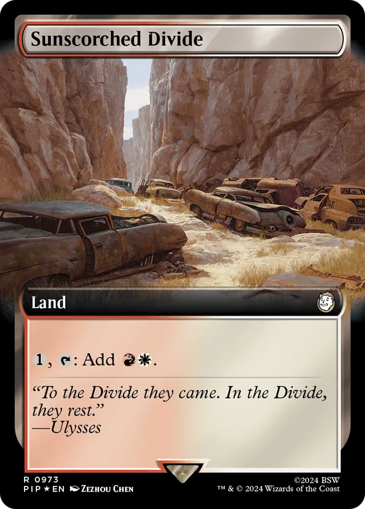 Ligne de Partage brûlée par le soleil from Fallout - Magic: The Gathering