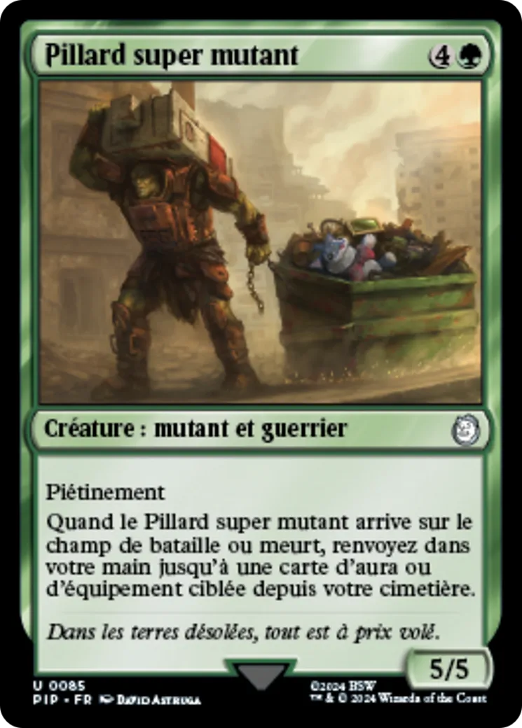 Pillard super mutant from Fallout - Magic: The Gathering