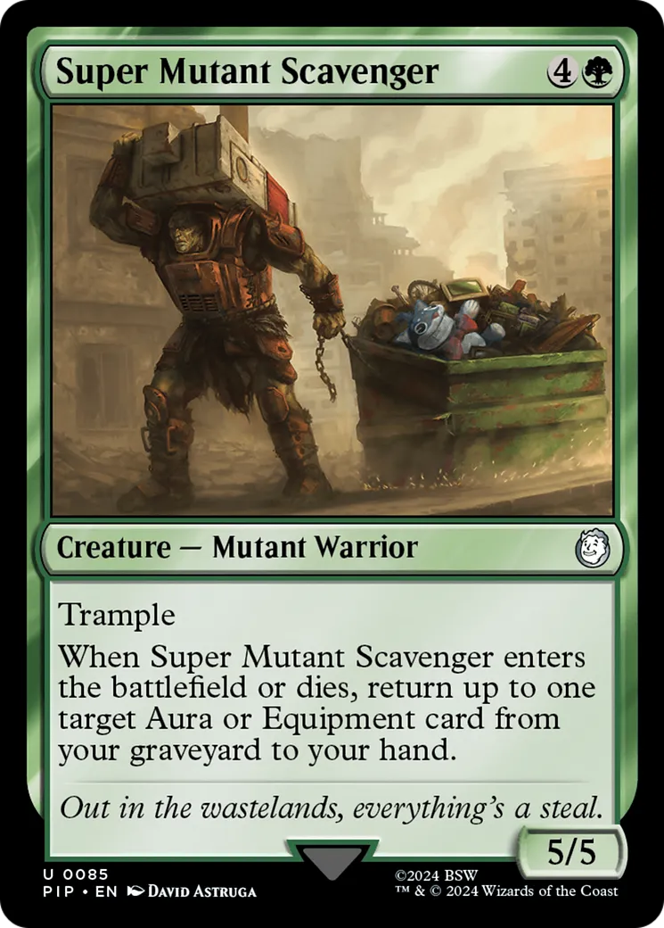 Super Mutant Scavenger — Fallout — Magic: The Gathering