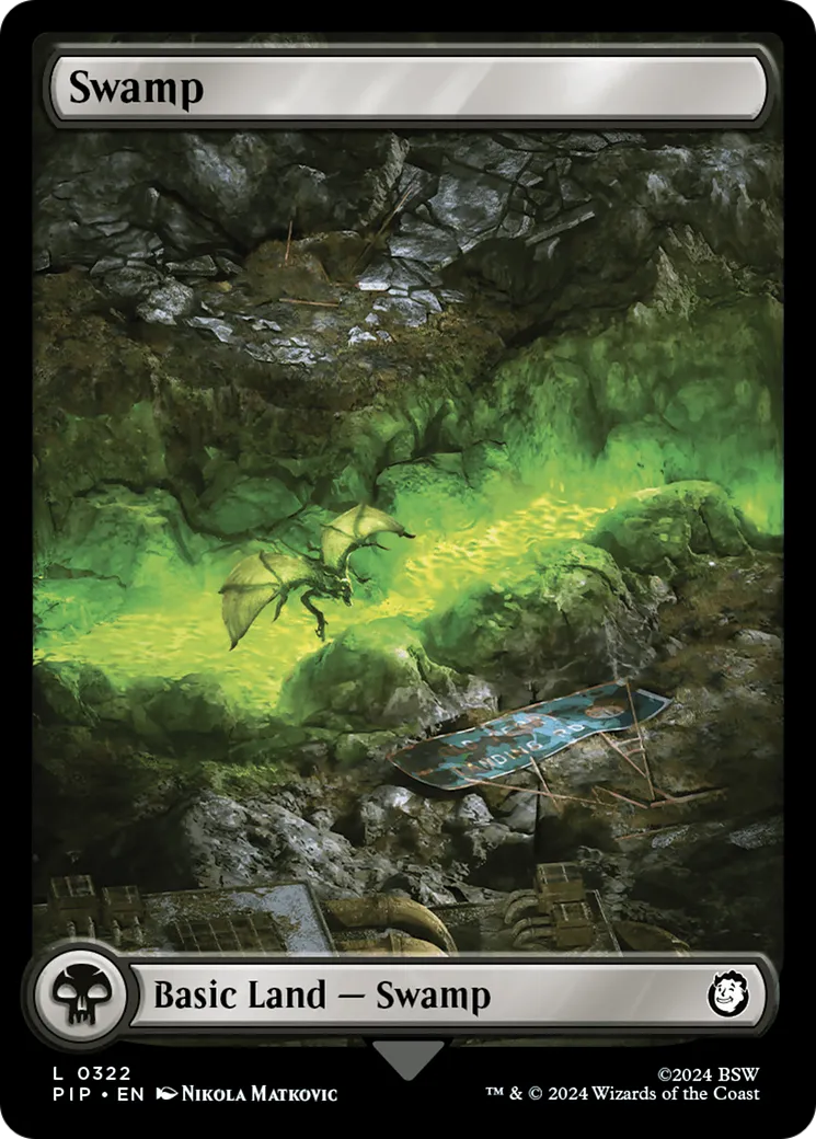 Swamp — Fallout — Magic: The Gathering