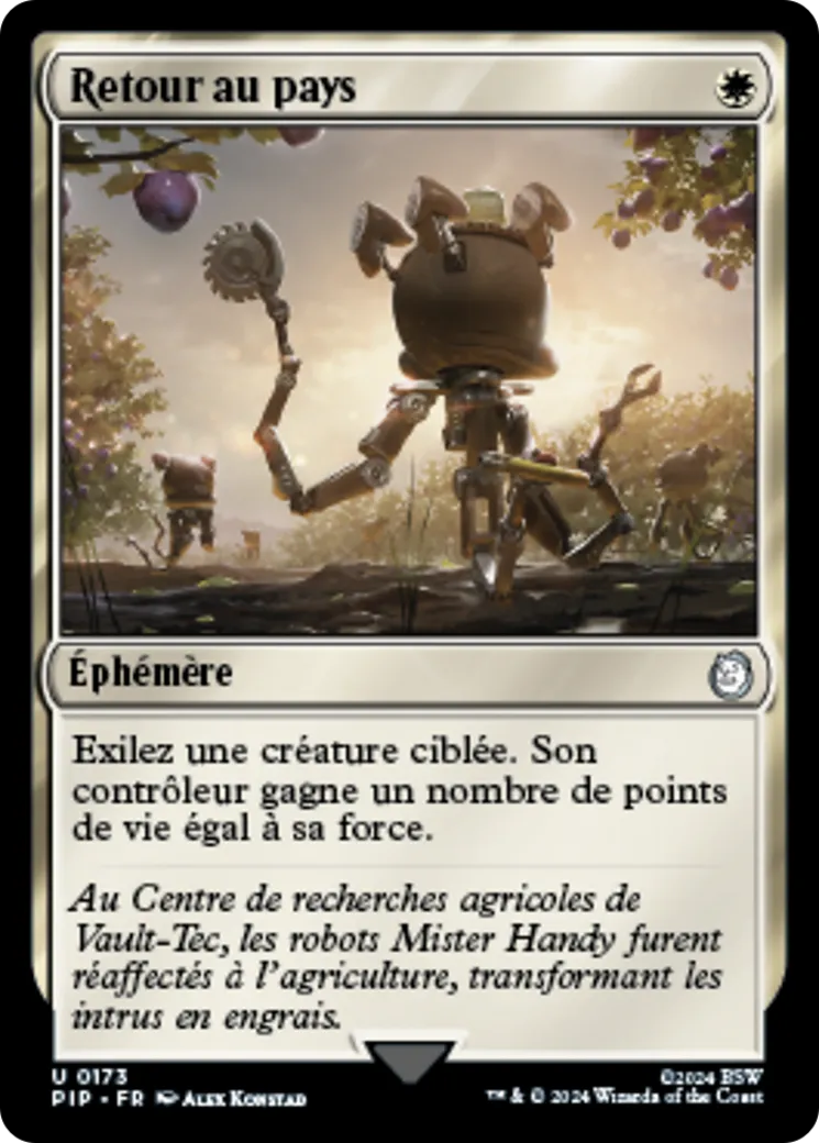 Retour au pays — Fallout — Magic: The Gathering