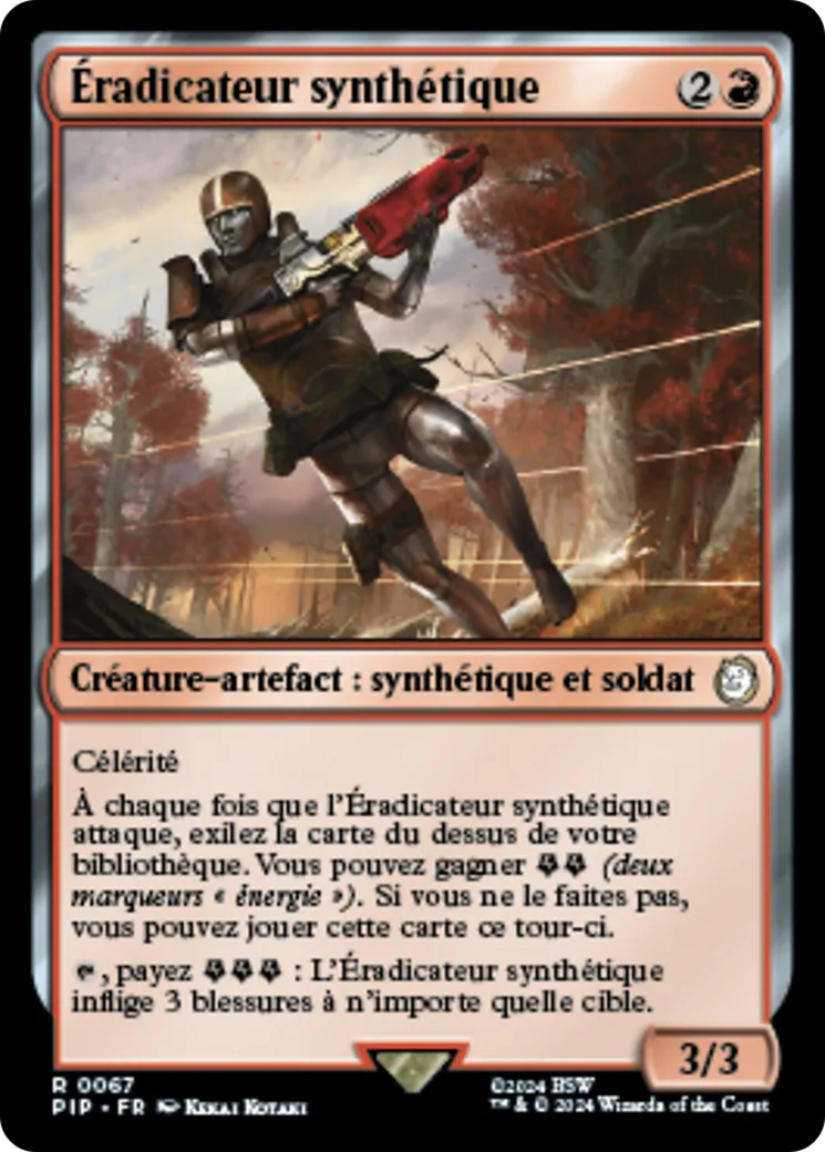 Éradicateur synthétique from Fallout - Magic: The Gathering