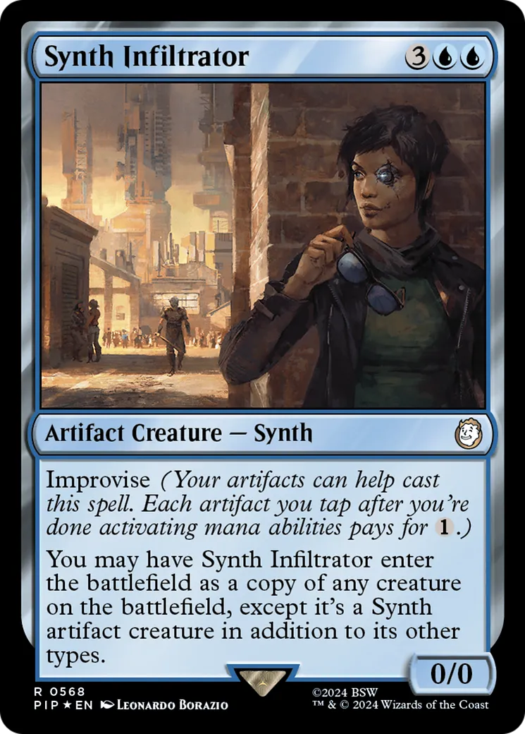 Synth Infiltrator — Fallout — Magic: The Gathering