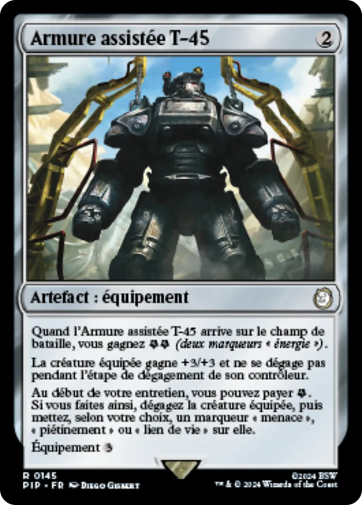 Armure assistée T-45 — Fallout — Magic: The Gathering