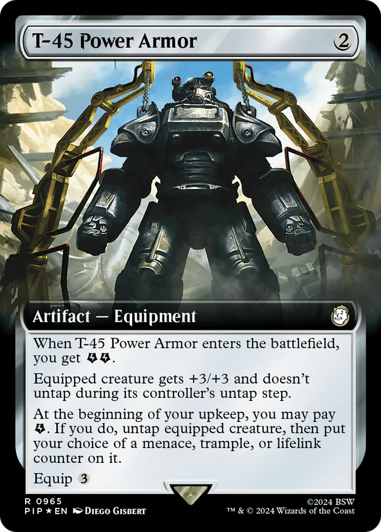 Armure assistée T-45 — Fallout — Magic: The Gathering