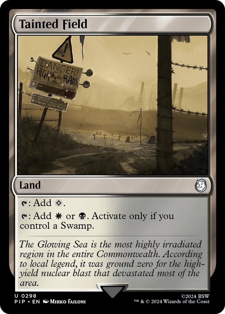 Tainted Field — Fallout — Magic: The Gathering