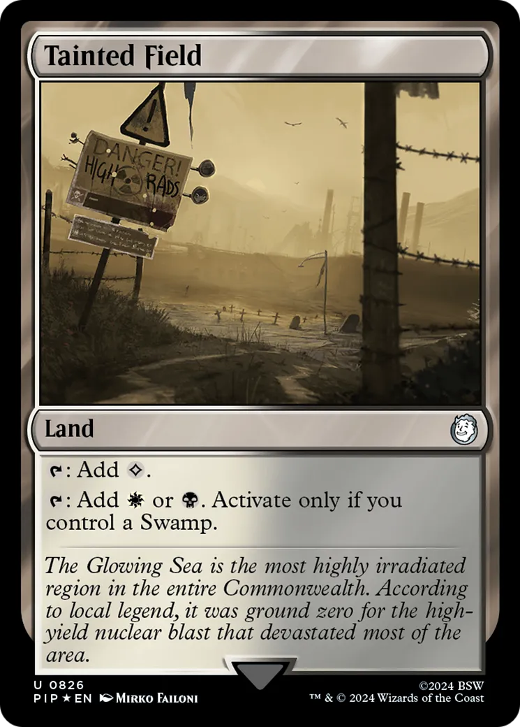 Champ souillé — Fallout — Magic: The Gathering