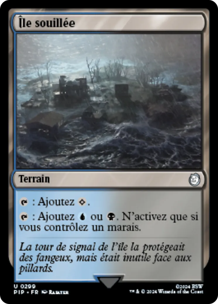 Île souillée — Fallout — Magic: The Gathering