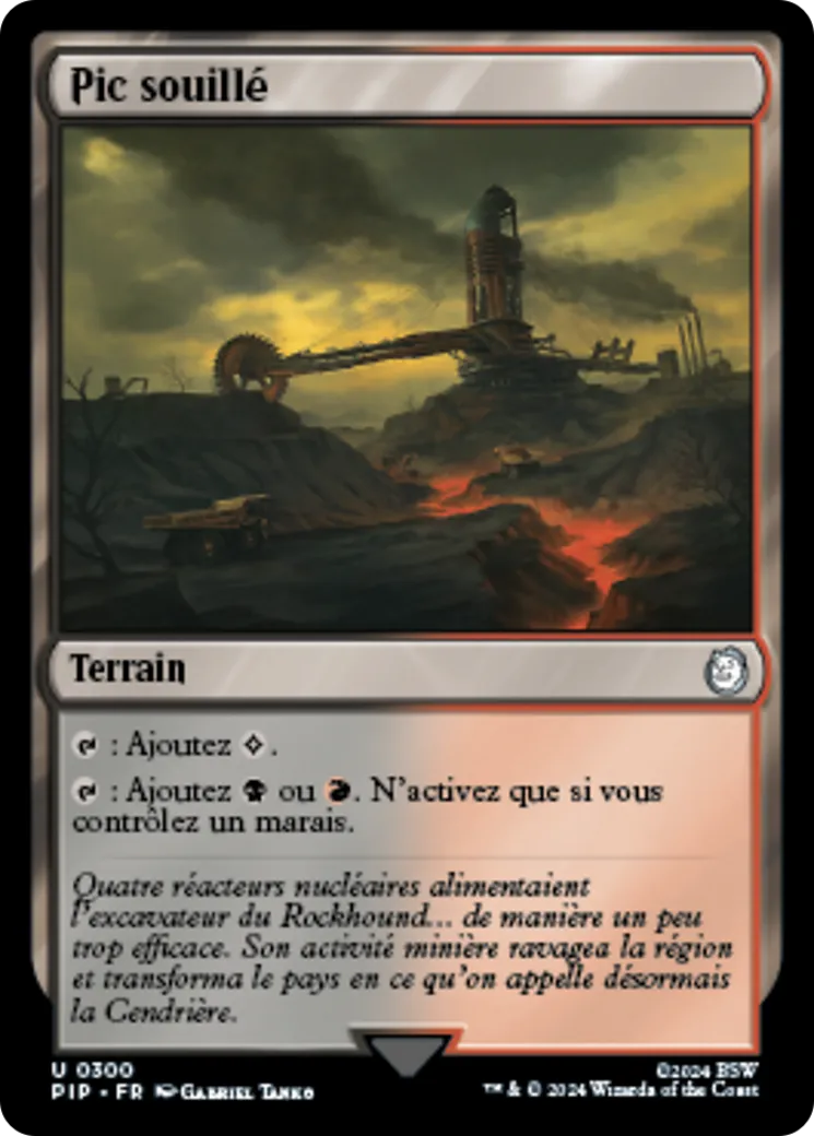 Pic souillé — Fallout — Magic: The Gathering