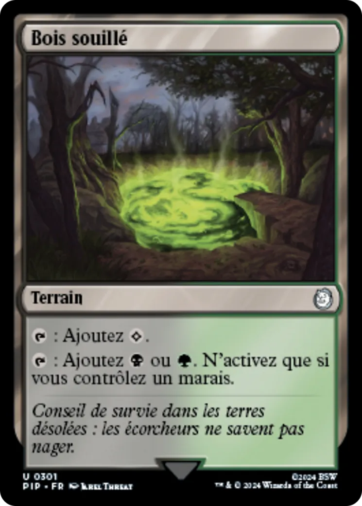 Bois souillé — Fallout — Magic: The Gathering