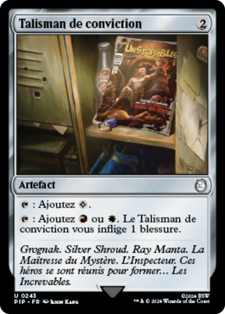 Talisman de conviction — Fallout — Magic: The Gathering