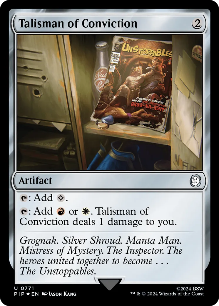 Talisman of Conviction — Fallout — Magic: The Gathering