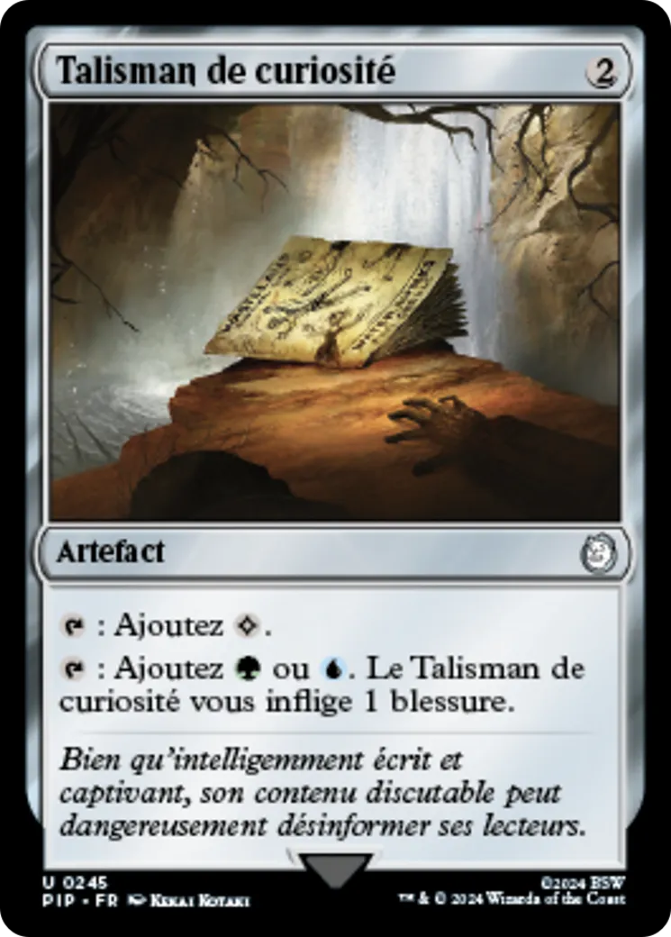 Talisman de curiosité — Fallout — Magic: The Gathering