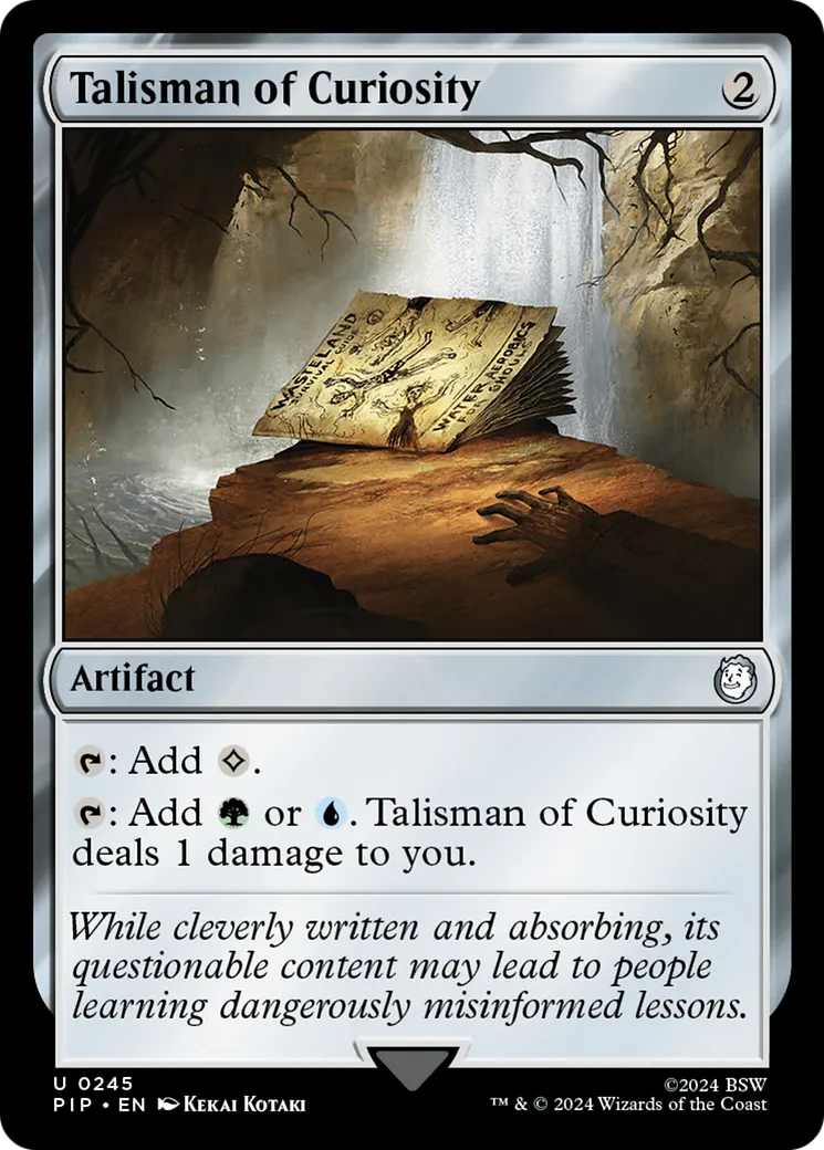 Talisman of Curiosity — Fallout — Magic: The Gathering