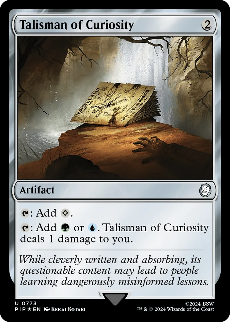 Talisman de curiosité — Fallout — Magic: The Gathering