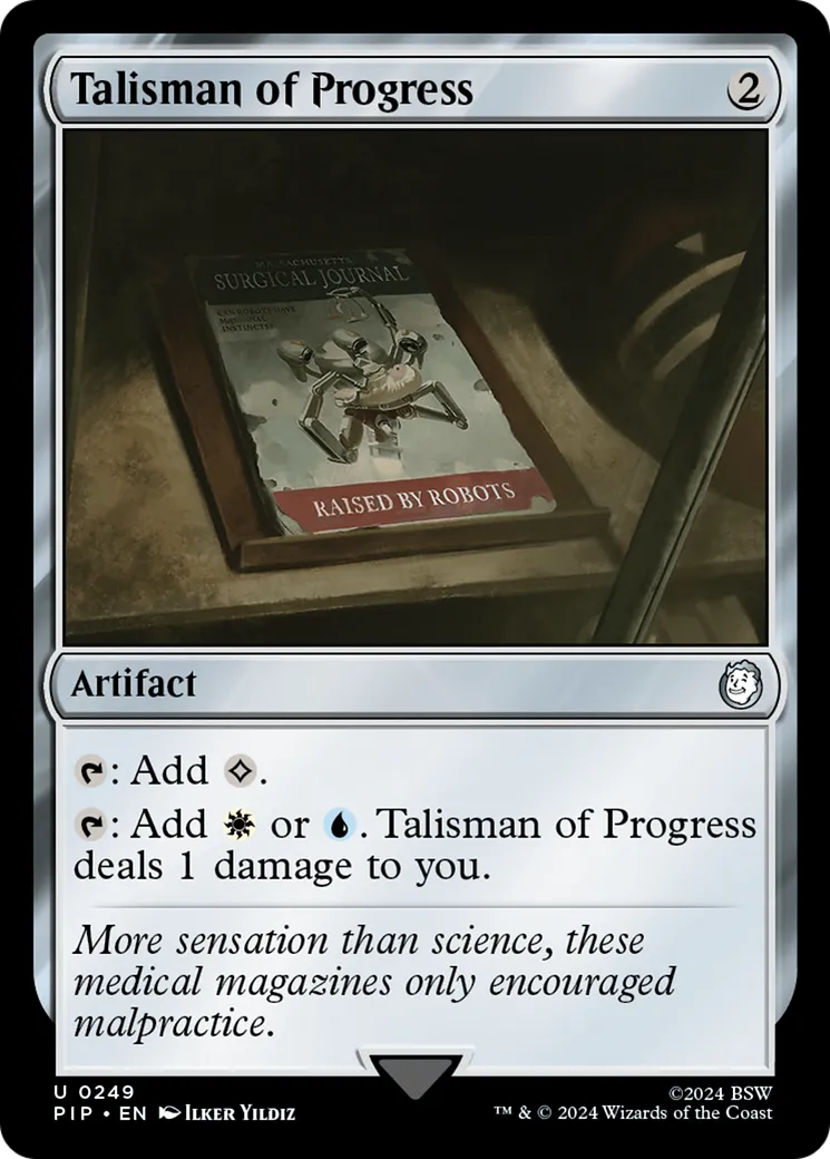 Talisman of Progress — Fallout — Magic: The Gathering