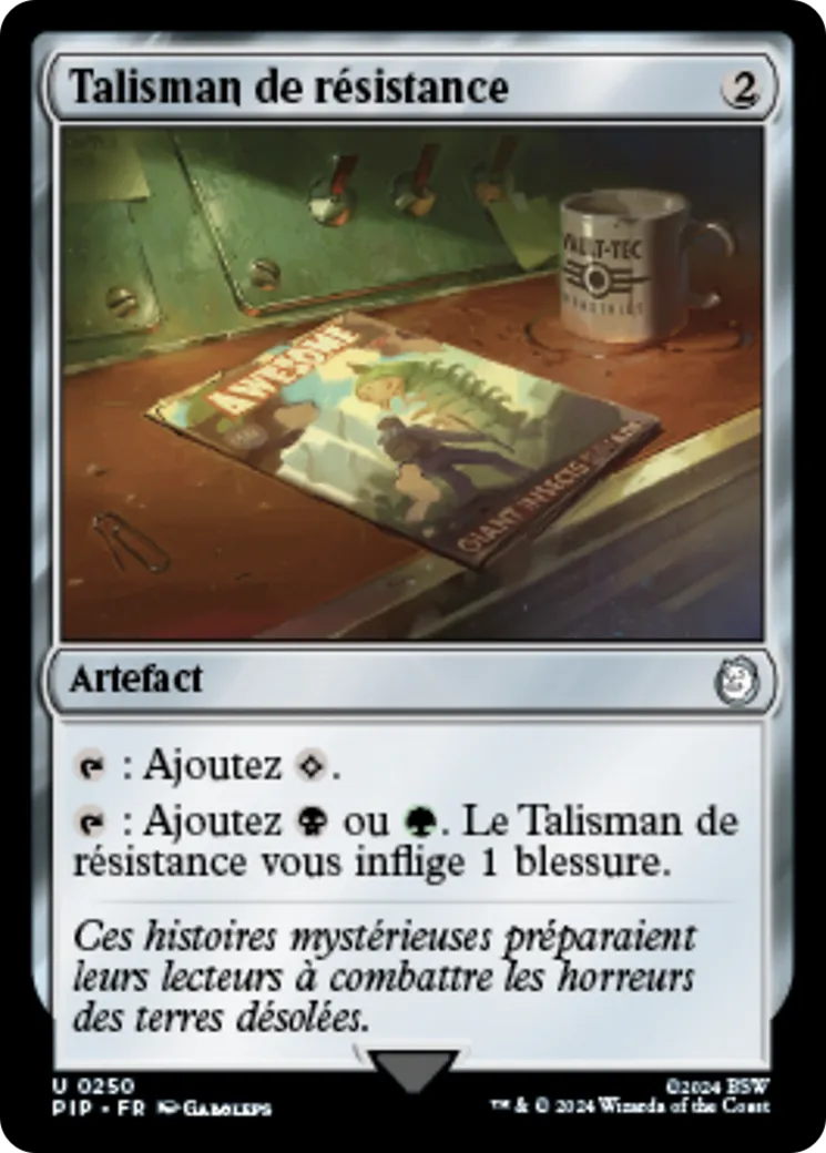 Talisman de résistance — Fallout — Magic: The Gathering