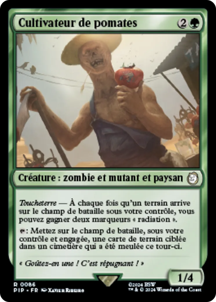 Cultivateur de pomates — Fallout — Magic: The Gathering