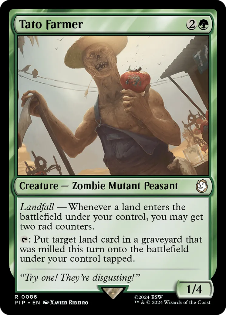 Tato Farmer — Fallout — Magic: The Gathering